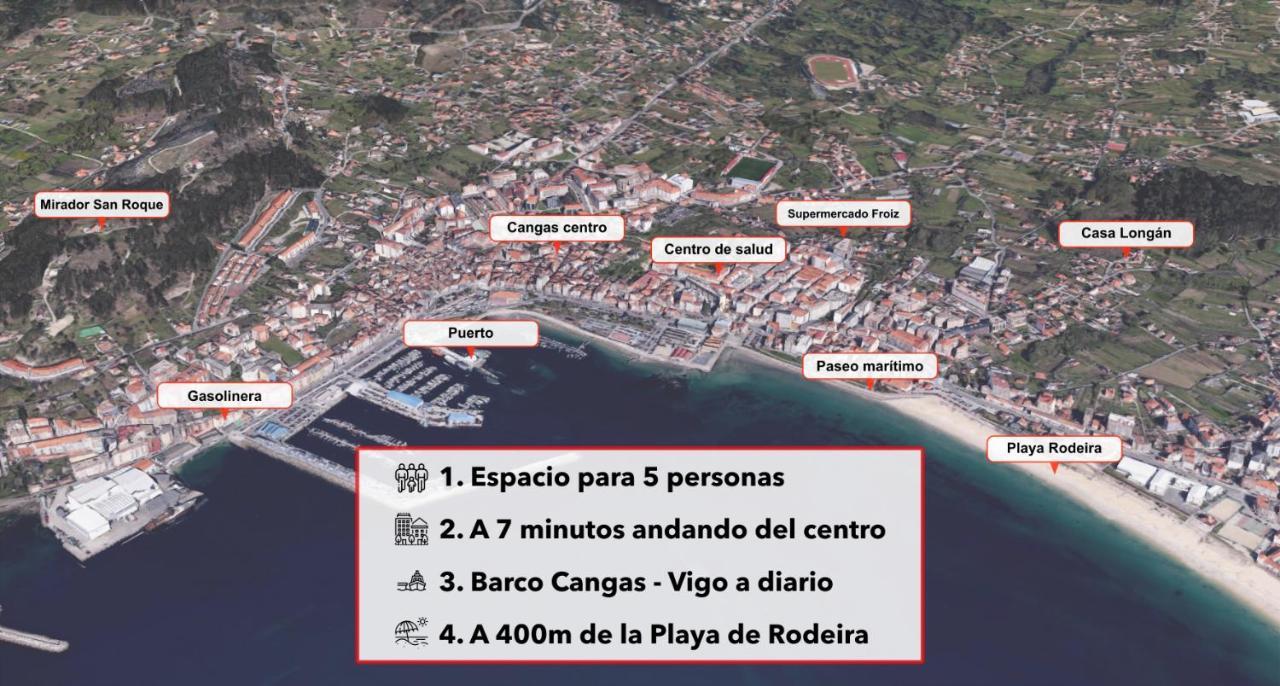 Casa Longan, Completo Alojamiento Cerca De La Playa Cangas do Morrazo Bagian luar foto